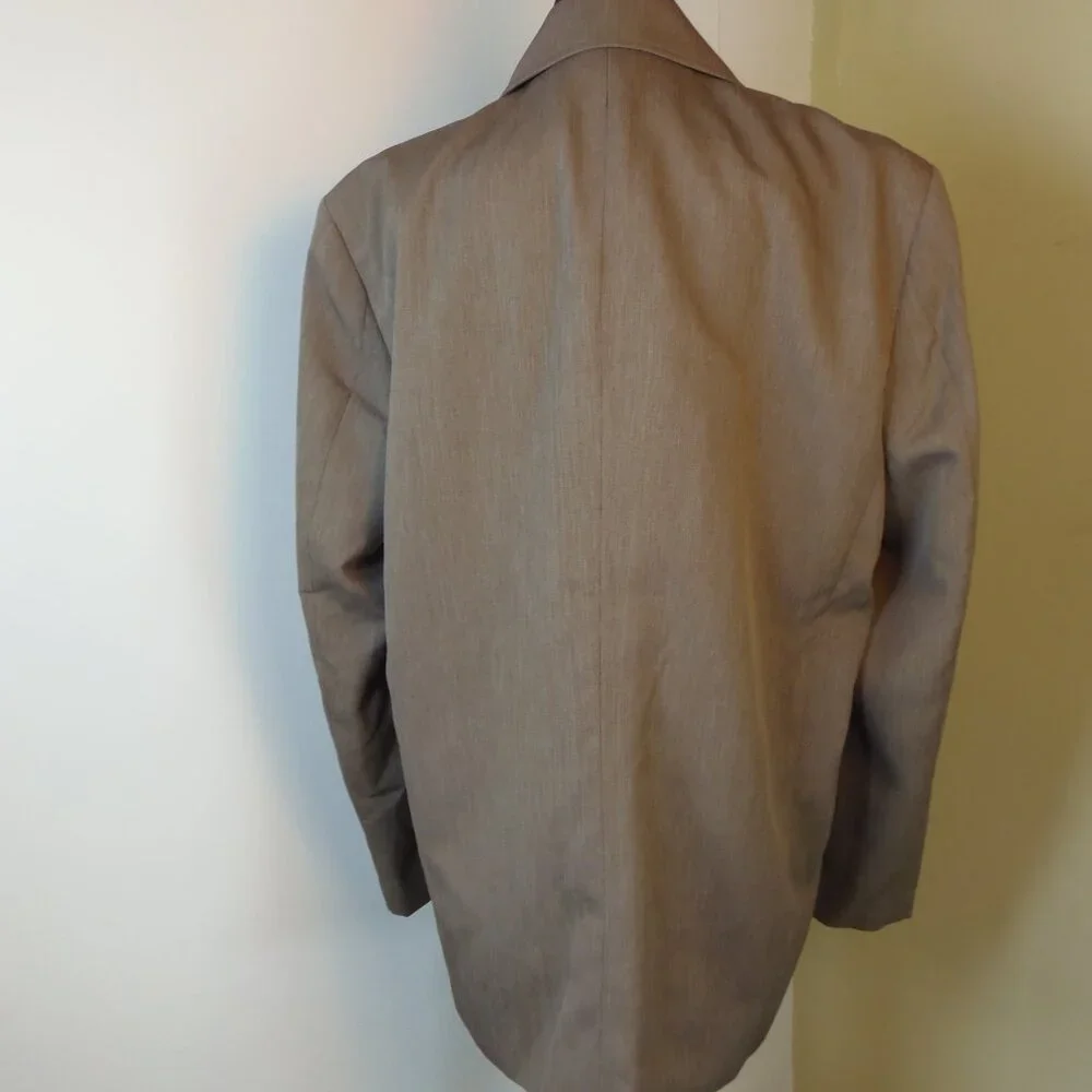 Vintage Haband Lion's Den Men's 44R‎ Front Zip Leisure Jacket MCM Hipster